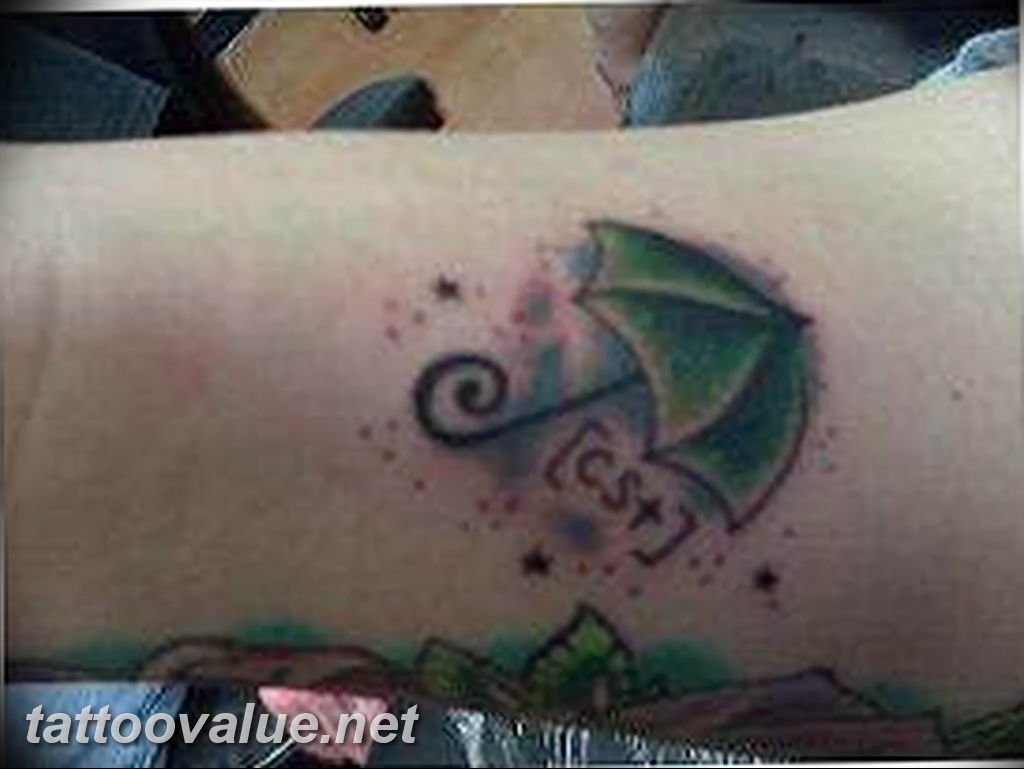 photo tattoo umbrella 06.12.2018 №118 - example of tattoo design umbrella - tattoovalue.net
